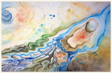 Turbulences, , painting, aquarelle, watercolour, travel diary, world, Clairanne Filaudeau 