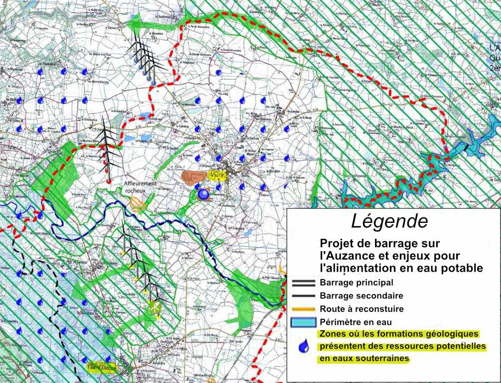 Zone humide et cours d'eau préservé