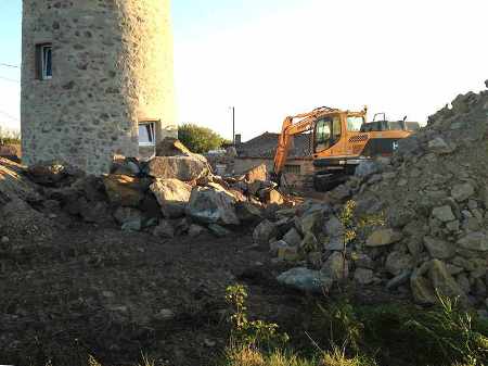 Affouillements en zone non constructible